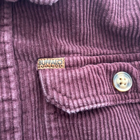 Buffalo David Bitton Mens Jeremias Corduroy Shaket Small Shirt Jacket Granola - Picture 9 of 10